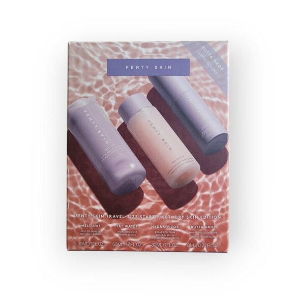 Fenty Skin Starter Three-Piece Set: Dry Skin Care NWT - Picture 2 of 14